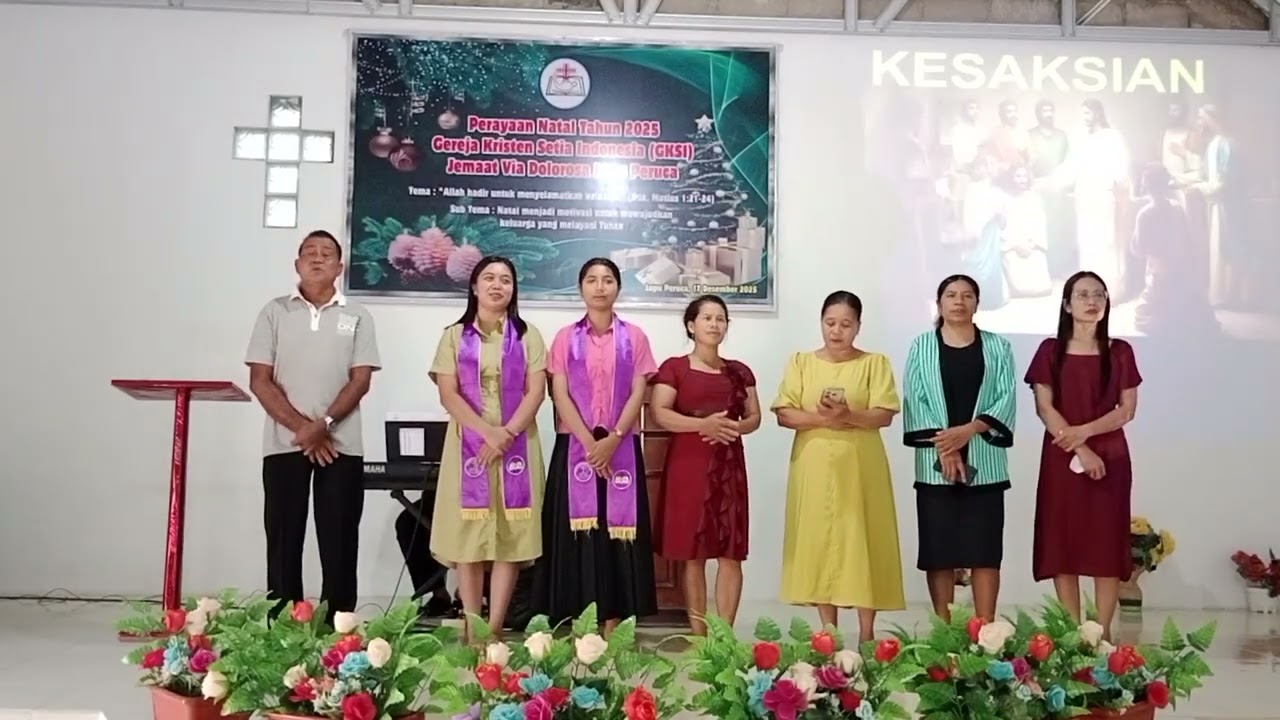 Pujian kesaksian dari keluarga bapak Hardi di Ibadah raya minggu, 01-02-2026. 