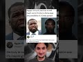 Rapper 50 Cent said that he will reach out to Trump to discourage any possibility of a Diddy pardon