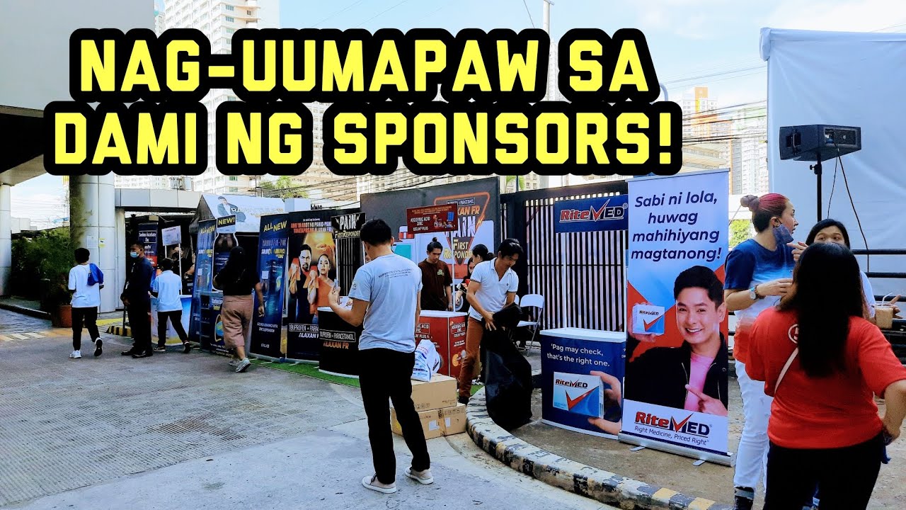 ⁣Unang episode pa lang, punong-puno na ng sponsors ang TVJ sa TV5! Nanlibre ako ng taho sa TV5 staff