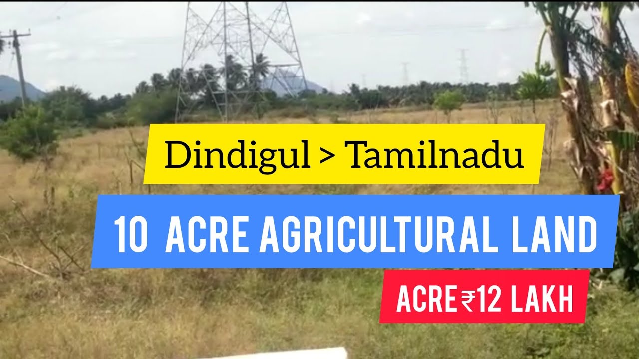10 Acre Agricultural Farm Land For Sale Dindigul Tamilnadu (Acre 12