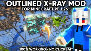 Outlined X-RAY Mod For MCPE 1.26+ | BEST X-RAY TEXTURE PACK [WORK IN SERVERS] screenshot 4