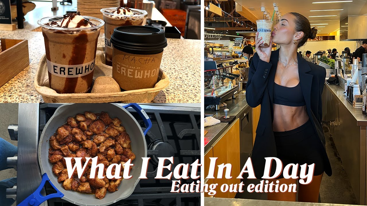 A full day of eating out  healthy snacks // healthy & realistic