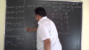 Class 12/II PUC Math  Integration Episode-12  Introduction-06-  NCERT solution  (Exercise 7.1)