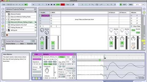 Ableton Tutorial - Tech Tip 9 - Warping A Song In Ableton Live 8
