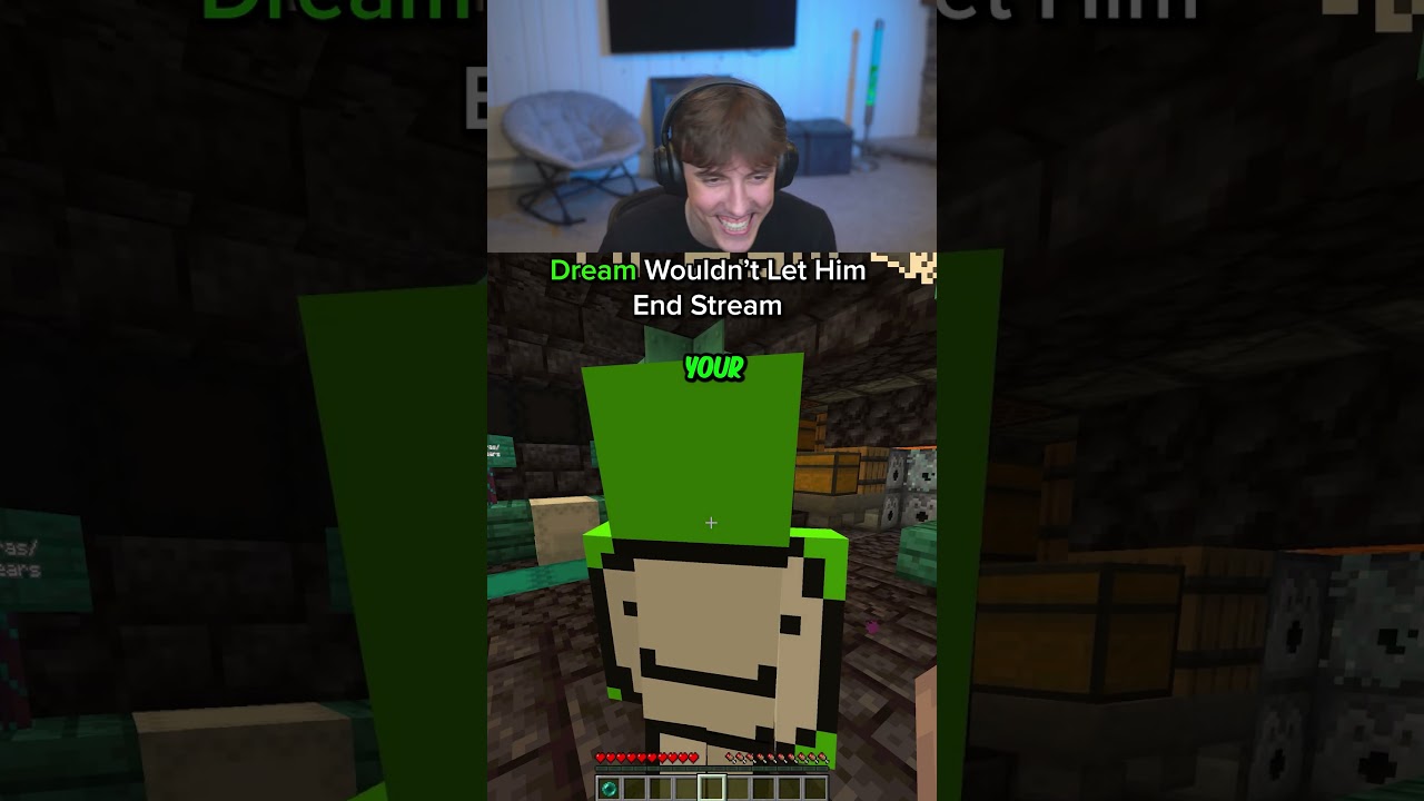 Dream wouldn't let Donut end stream...