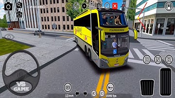 New Best Double Decker Busscar Vissta Volvo | Proton Bus Simulator Urbano Android Gameplay