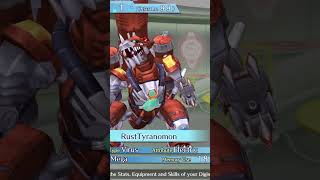 Showcase Digimon RustTyranomon - Skill RustTyranomon - Digimon Story: Cyber Sleuth