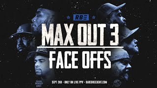 MAXOUT3 FACEOFFS - LIVE SEPT 2ND ON PPV