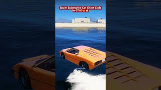 Famous Super Submarine Car Cheat Code In GTA5🔥😱 Net Worth