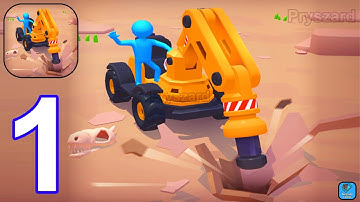 Dig For Museum - Gameplay Walkthrough Part 1 Tutorial Dig A Dino Museum Dinosaur Game (Android, iOS)