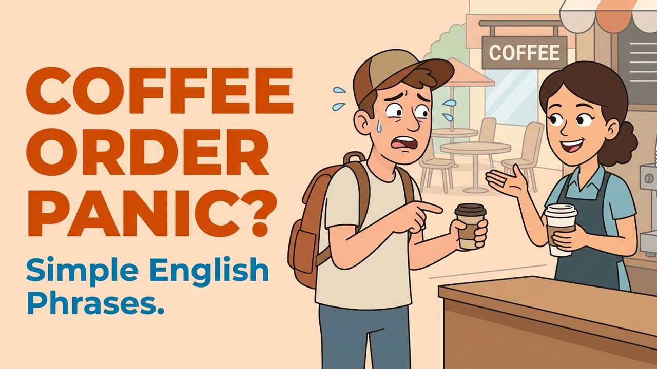 How to Speak English at a Coffee Shop (Simple Phrases) | Shadowing ...