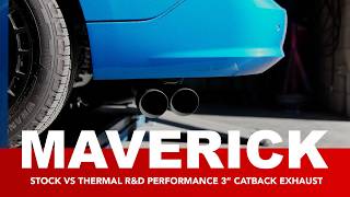 Stock vs Thermal R&D 2025+ Ford Maverick EcoBoost 3” Catback Sound