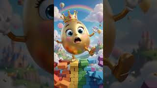 Humpty Dumpty dances on wall
