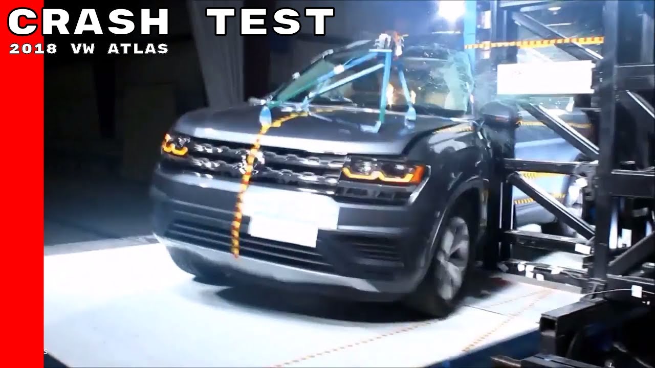 2018 VW Atlas Crash Test - YouTube