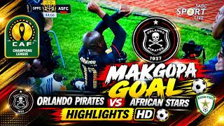 Evidence Makgopa Goal 🔥 Orlando Pirates vs African Stars Highlights HD 