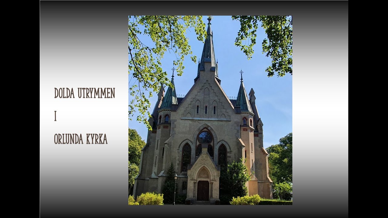 Dolda utrymmen från Orlunda kyrka utanför Vadstena i Östergötland, en av landets få centralkyrkor