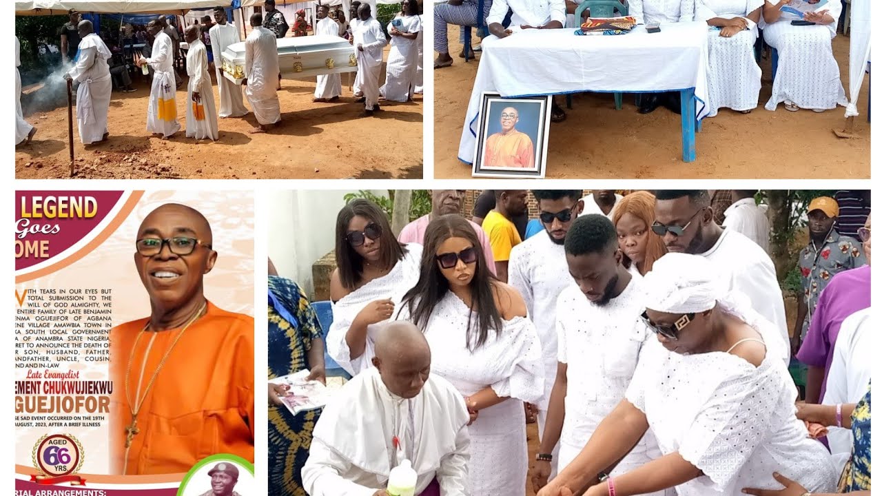 Late Clement Oguejiofor burial ceremony by Celestial Church of Christ