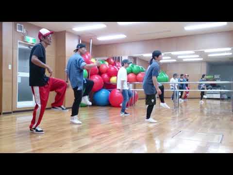 ハウスダンス、ブレイキングダンス振り付け稽古 キッズガーデン武蔵小杉教室土曜日クラス 指導 山本智和