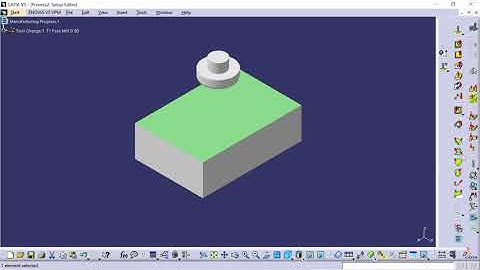Facing Operation in Prismatic Machining using CATIA V5 - Part 1 of 4