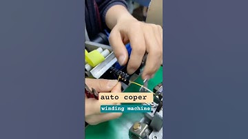 automatic coper winding machine. #winding #windingmachine #satisfying #diyelectronics