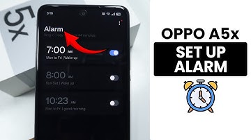 How to Set Up Alarm on Oppo A5x - Alarm Setting