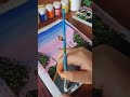 Easy Landscape Painting for Beginners | Part 1❤️. #art #draw #watercolor #scenery