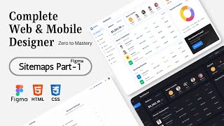 Figma Sitemap Part-1 | Take Your Design Skills to the Next Level: Figma Course for UI/UX Beginners