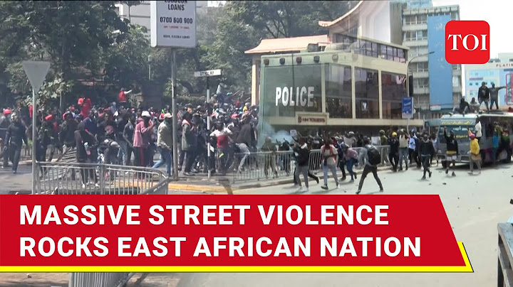 Street Violence Grips U.S. Ally Nation; Protesters Storm Parliament Premises In Kenya | Watch