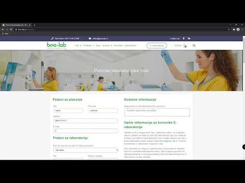 E-laboratorija. Uputstvo za popunjavanje i plaćanje online laboratorijske liste Beo-lab laboratorije