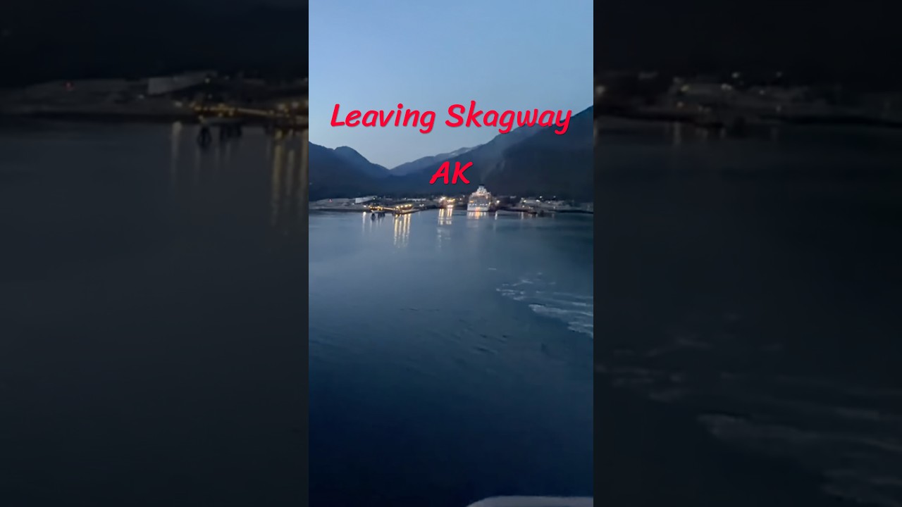 🚢 Ovation of the Seas DEPAPRTS Skagway, Alaska! 🏔️🌊 | Epic Cruise Departure