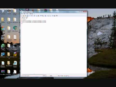 How to make matrix code with notepad