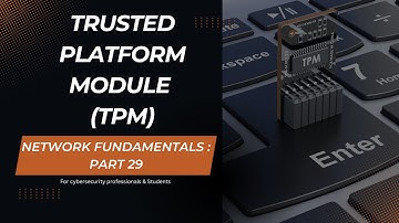 What Is TPM in Cybersecurity? | Trusted Platform Module Explained Simply