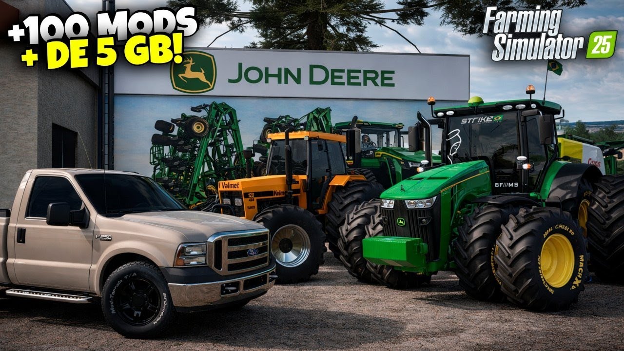 PACK DE MODS BR MAIS COMPLETO PARA O FARMING SIMULATOR 25