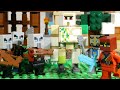 LEGO MINECRAFT THE PILLAGER OUTPOST + BATTLE COMPILATION