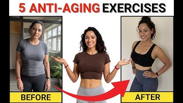 WANT to Stay YOUNGER? DO these 5 ANTI-AGING Exercises!