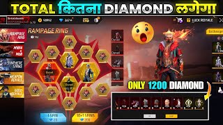 Rampage Evo Bundle Ring Event Spin || Kitna Diamond Lagega 🤔 ? || Free Fire New Ring Event Today 😍