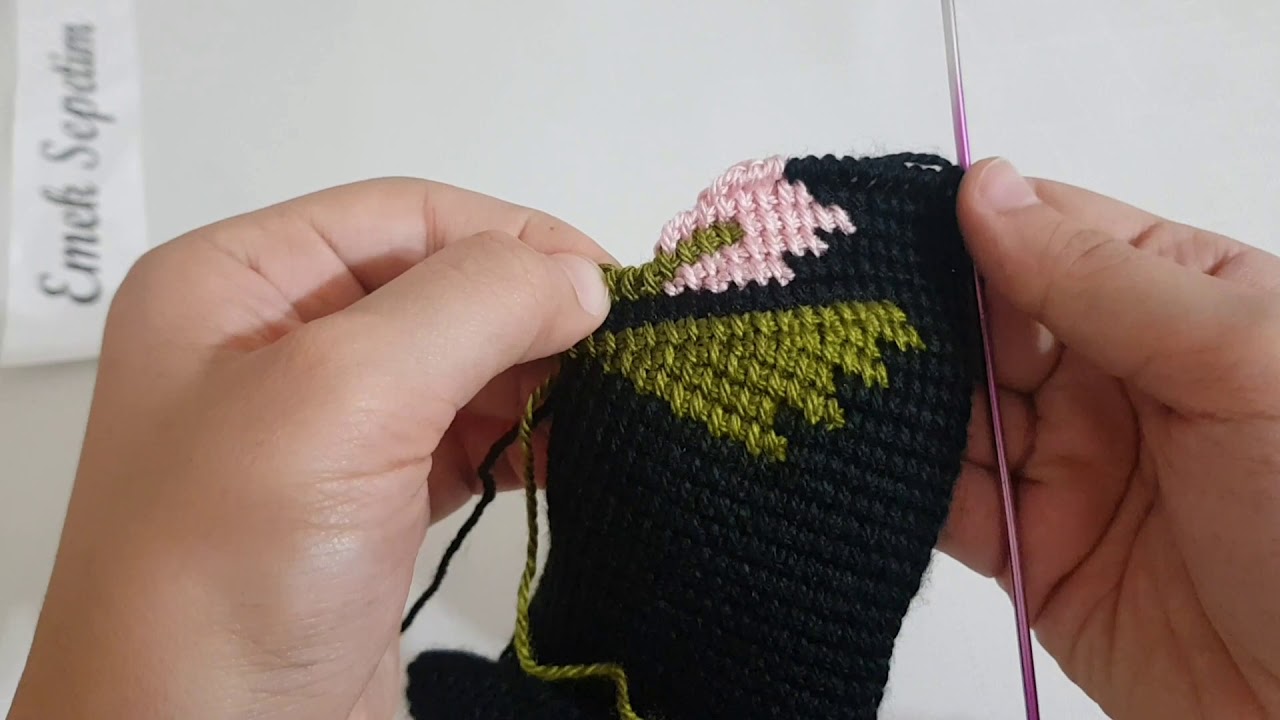 BİR DEMET ÇİÇEK MODELİ / TAMAMI SESLİ ANLATIM / TUNUS İŞİ PATİK MODELLERİ / #tunusişipatik