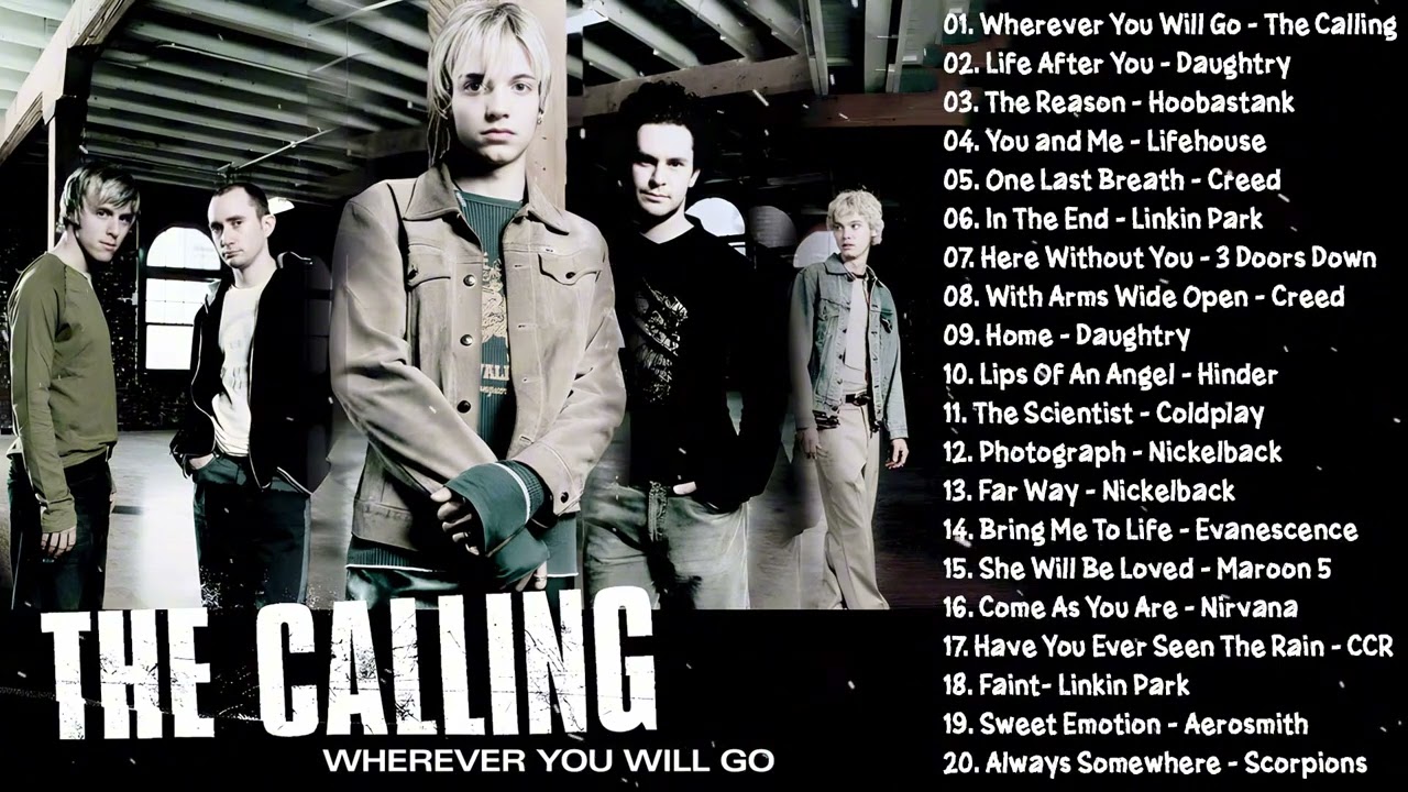 The Calling, Simple Plan, Hoobastank, Daughtry, Linkin Park, Creed - BEST ALTERNATIVE ROCK 2000's