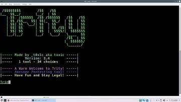 How to Install Trity Tools to Kali Linux