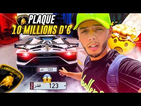 VLOG N°16 : 10 Millions d’€ La Plaque 🤯 + Bugatti Chiron !  🤑🤩💥⚡️ Arab Supercars Invasion in Paris