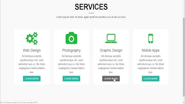 How to Create a Responsive service section using HTML CSS And Bootstrap