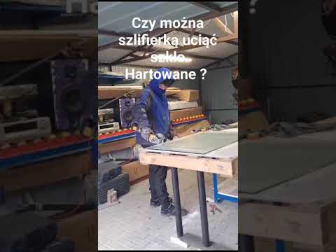 Cięcie szkła szlifierką