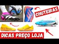 CHUTEIRAS BOAS E BARATAS E LANÇAMENTOS 2023 NIKE VAPOR 15, NIKE PHANTOM GX, ADIDAS PREDATOR ACCURACY