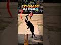 121 chase in only 6 overs😱 #shorts #cricketminivlog
