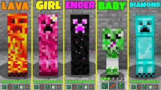 MINECRAFT 10 CREEPER TYPES - HOW TO PLAY