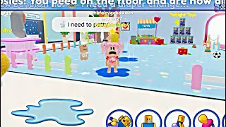 Oopsies! I Peed On The Floor In Twilight Daycare on Roblox