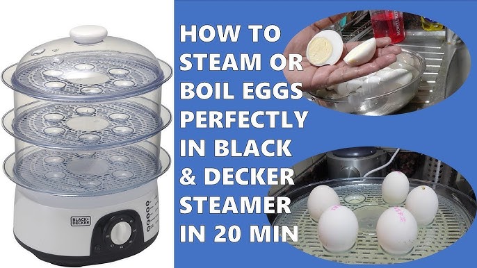 How to steam patchoi in a Black & Decker Steamer 