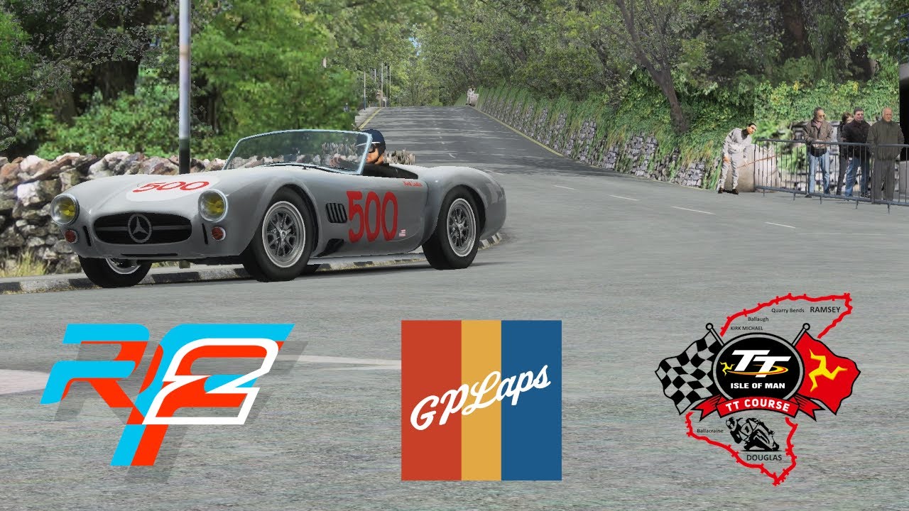 Isle of Man TT Mountain Course and GPLaps HRRC - YouTube