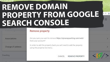 How to Remove a Property from Google Search Console | Delete Domain / Website / URL