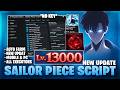 Sailor Piece Script — NO KEY, Auto Farm, Instant Kill, Ice Update, God Mode, Auto Tower (BEST)